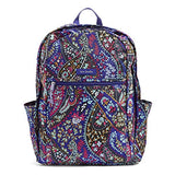 Vera Bradley Lighten Up Grand Backpack, Polyester, petite paisley