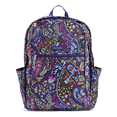 Vera Bradley Lighten Up Grand Backpack, Polyester, petite paisley