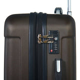 Gabbiano Luca 3 Piece Expandable Hardside Spinner Luggage Set (Black)