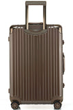 Swivel Wheel Trolley Case, Aluminum Frame Travel Case, Swivel Wheel Trolley Case + Pc Vertical Suitcase, Titanium, 24 inch