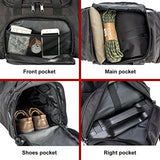 ARMYCAMOUSA Military Tactical Duffle Bag Gym Travel Hiking & Trekking Sports Bag with Shoes