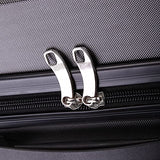 Luggage Sets Expandable Suitcase Double Wheels TSA Lock Trunk three-piece suit (Dark Gray)