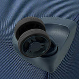 London Fog Knightsbridge Ii 25" Expandable Spinner, Grey Sapphire Plaid