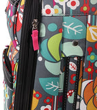 Lily Bloom Large Expandable Design Pattern Luggage With Spinner Wheels For Woman (28in, Bliss)