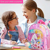 Toddler Backpack for Girls, 12.5" Unicorn Sequins Bookbag