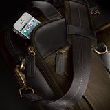 Solo Mercer 15.6 Inch Laptop Briefcase, Brown