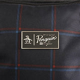 Original Penguin Norton 3pc Expandable Suitcase Set with Spinner Wheels, Navy Plaid