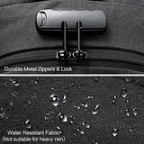 Travel Laptop Backpack Water Resistant Anti-Theft Bag with USB Charging Port and Lock 17.3 Inch Computer Business Backpacks for Women Men College School Student Gift,Bookbag Casual Hiking Daypack