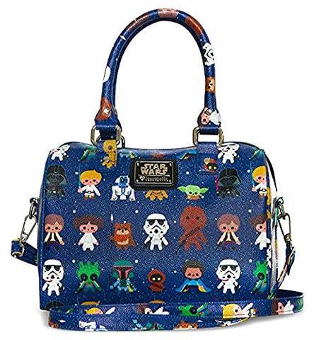 Loungefly x Star Wars Character Satchel Navy-Multi