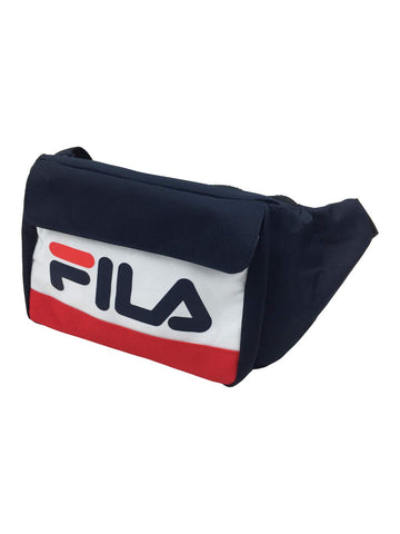 Fila Lindon Waist Cross Over Bag in Peacoat/White/Chinese Red