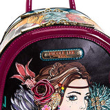 Dual Compartments Bohemian Design Backpack With Adjustable Backpack Straps