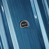 Delsey Luggage Devan 25" Checked Luggage, Hard Case Expandable Suitcase (Blue)