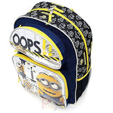 Despicable Me 2 Minions 16" Large School Backpack Lunch Bag Set - Oops!