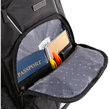 Perry Ellis Men'S 9-Pocket Professional Laptop P350 Business Backpack, Black, One Size