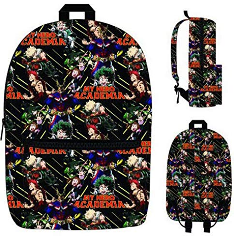 My Hero Academia Backpack W/My Hero Academia Print - My Hero Academia Bag Perfect My Hero