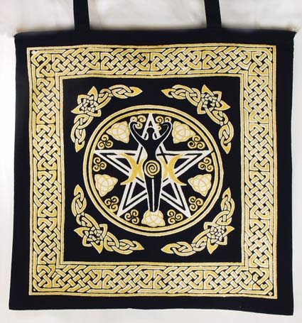 Pentagram Goddess Tote Bag *