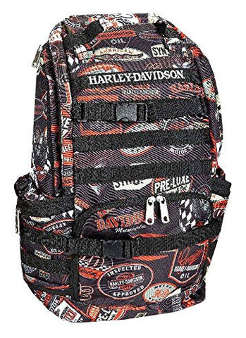 Harley-Davidson Night Ops Stellar Backpack, Black 99214-Vintage