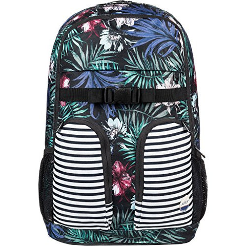Roxy Take It Slow Womens Backpack One Size Anthracite Swim Belharra Flower
