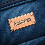 American Tourister Checked-Medium, Blue Denim