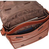 Mancini Leather Goods Colombian Messenger Style Tablet Bag (Black)