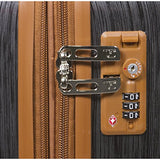 Dejuno Monroe 3-Piece Hardside Spinner Tsa Combination Lock Luggage Set, Black