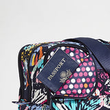 Vera Bradley Iconic Deluxe Weekender Travel Bag, Signature Cotton, Butterfly Flutter
