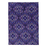 Vera Bradley Fleece Travel Blanket with Trolley Sleeve, Regal Rosette