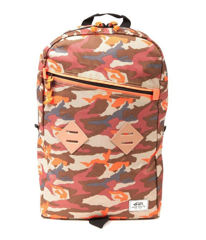Ecko Unltd. Unisex Camo Pop Zipper Everyday Backpack, Orange, Medium (23 in. - 25 in.)