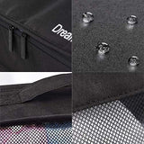 Packing Cubes 7 pcs Backpack Organizers Set for Carry on Travel Bag Luggage Cube (New Black 7)