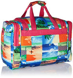World Traveler Value Series Summer 16-Inch Carry Duffel Bag, Surf, One Size