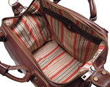 Floto Siena Travel Tote Bag in Brown