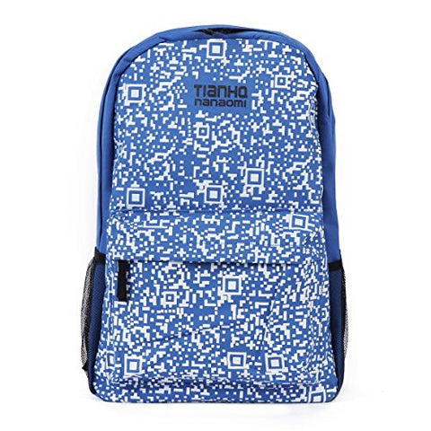 Damara Unisex Upscale Cavas Multipurpose Backpack,Blue