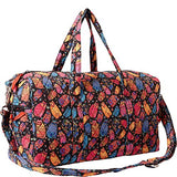 Laurel Burch Multie Feline Weekender Travel Bag (Multi)