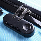 AW 20" Rolling Luggage ABS Hard Shell Lightweight Travel Suitcase 360 Degree 4 Wheels Lockable