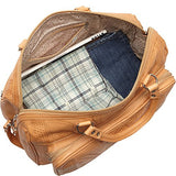 Ropin West 18" Leather Weekender (Brown)