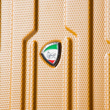 Mia Toro Crosetti Hardside 30 Inch Spinner Luggage, Black