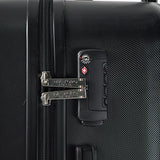 Mia Toro Ibeido Italy Hardside Spinner Luggage 3 Piece Set (20", 24", 28"), Red