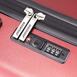 Luggage Sets, SHOWKOO 3 Piece Polycarbonate Durable Hardshell & Lightweight Suitcase Double Wheels TSA Lock City Fashion Red Wine 20in24in28in