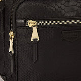 Aimee Kestenberg Women's Python Print 15" Fashion Backpack Black One Size