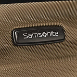 Samsonite Omni PC 2 Piece Bundle 24 and 28 Spinner With Travel Pillow (Bronze)