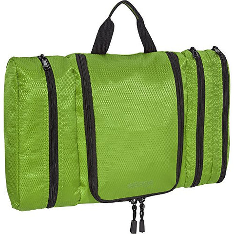 eBags Pack-it-Flat Hanging Toiletry Kit for Travel - (Grasshopper)