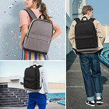 School Backpack, Water Resistant College Student Laptop Backpack For Women Girl Men Boy, Canvas