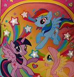 My Little Pony Girls' Pegasus Friends 16 Inch Backpack with Lights, Pink
