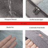 7 Pcs Set Travel Clothes Storage Bags Packing Travel Luggage Organizer Pouch Waterproof Clothing Sorting Packages (Grey)
