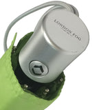 London Fog Tiny Mini Auto Open Close Umbrella, Lime