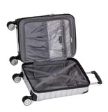 SWISSGEAR 7782 EXPANDABLE 3PC HARDSIDE LUGGAGE SET - SILVER