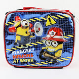 Despicable Me Minions At Work Glitter Boys And Girls School Backpack With Lunch Bag Set