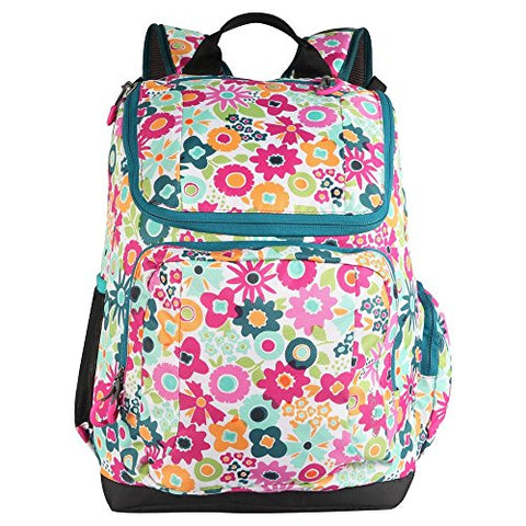Embark 17" Recycled Content Elite Jartop Backpack with Cushioned Laptop Sleeve - Multi-colored