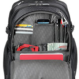 Solo Rival 17.3 Inch Laptop Backpack With Hardshell Side Pockets, Black