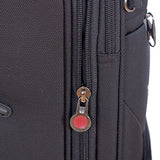 Renwick 24 Inch Softside Lightweight Luggage Spinner Suitcase Black